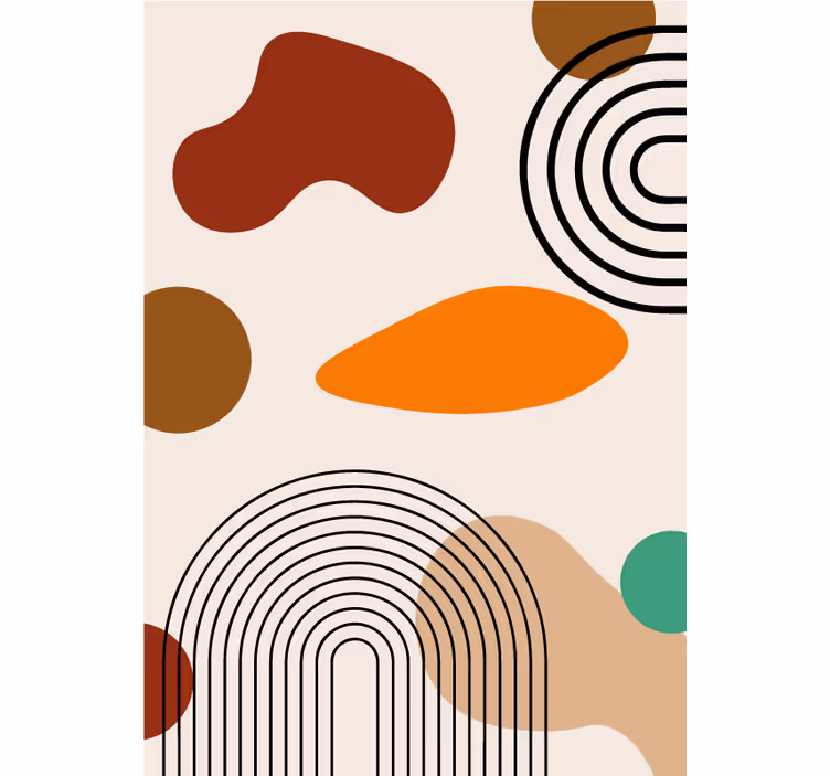 Boho-bogen raambekleding badkamer - TenStickers