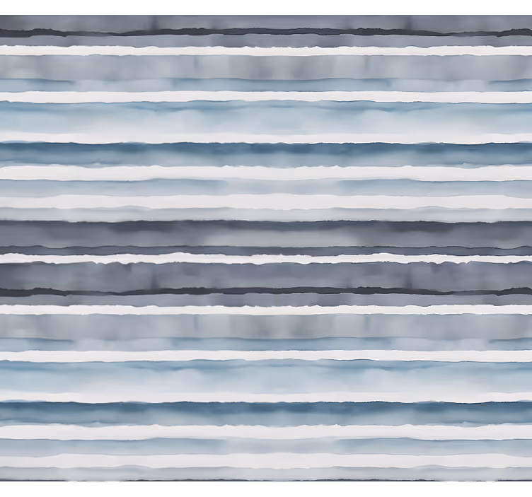 Aquarel horizonpatroon raambekleding badkamer - TenStickers