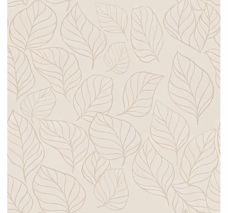 Beige en wit patroon raambekleding badkamer - TenStickers