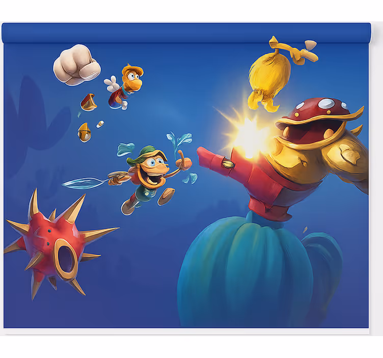 Game battle clash gamer rolgordijn - TenStickers