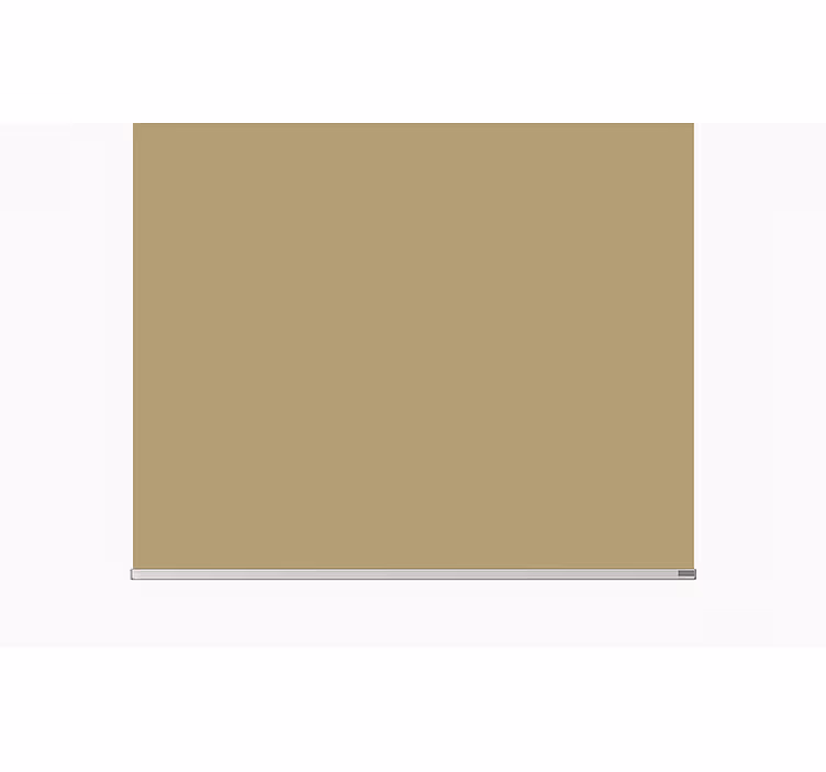 Neutraal beige rolgordijn tienerkamer - TenStickers