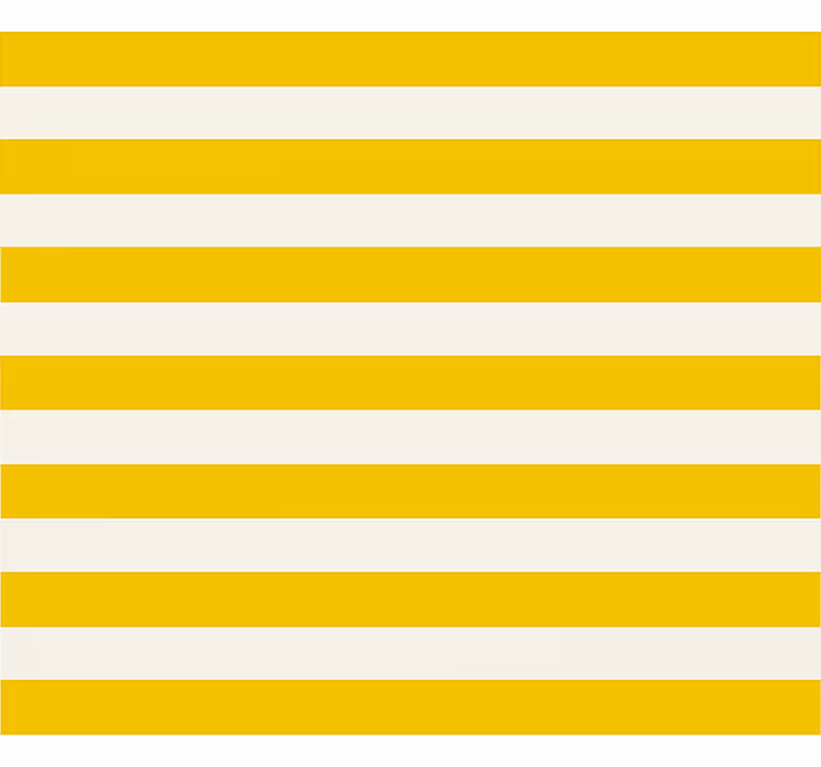 Gele en witte strepen rolgordijn tienerkamer - TenStickers