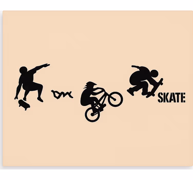 Skate bmx sport rolgordijn tienerkamer - TenStickers