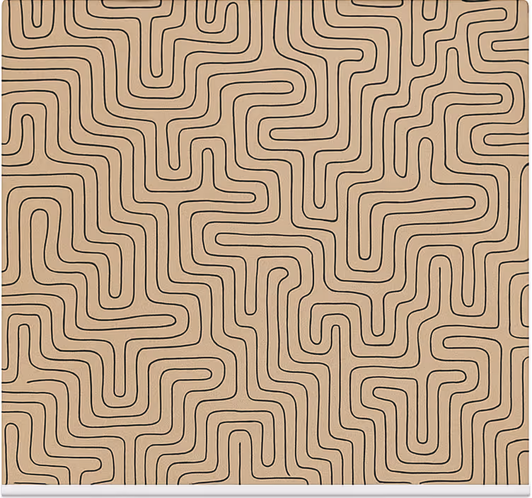 Rolgordijn kantoor rustgevend beige - TenStickers