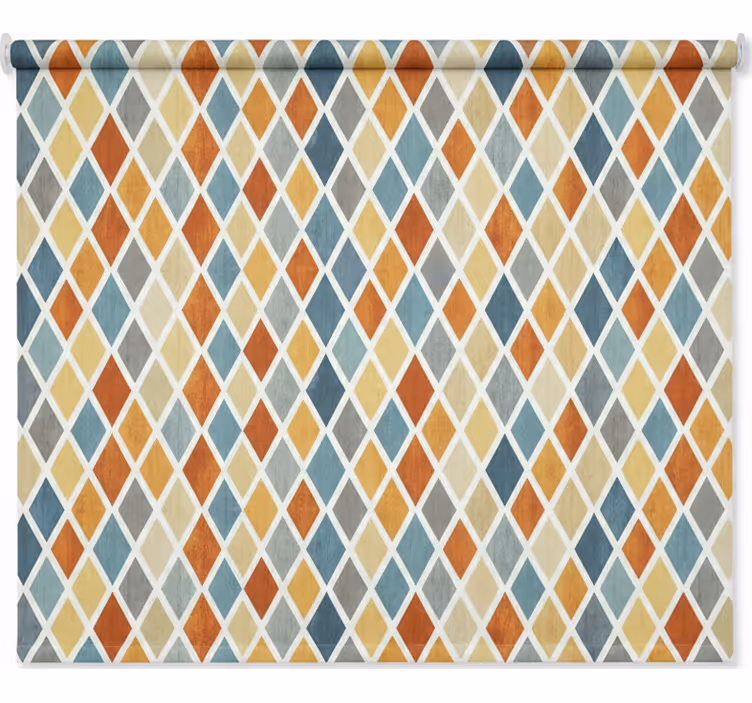 Raambekleding scandinavisch met watervallende kleuren diamanten - TenStickers
