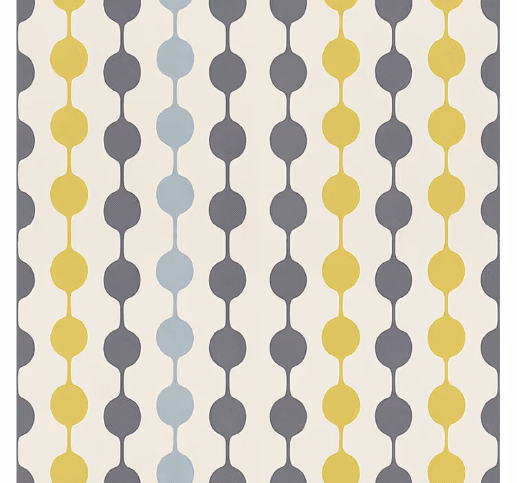 Raambekleding scandinavisch hangende kleurrijke cirkels - TenStickers