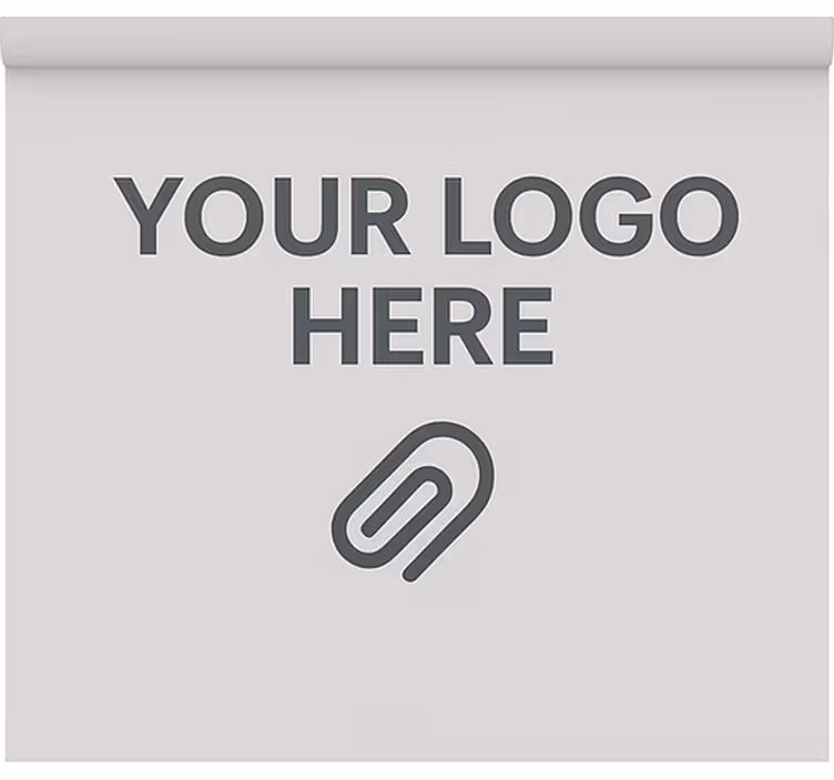 Rolgordijn kantoor met gepersonaliseerd logo - TenStickers