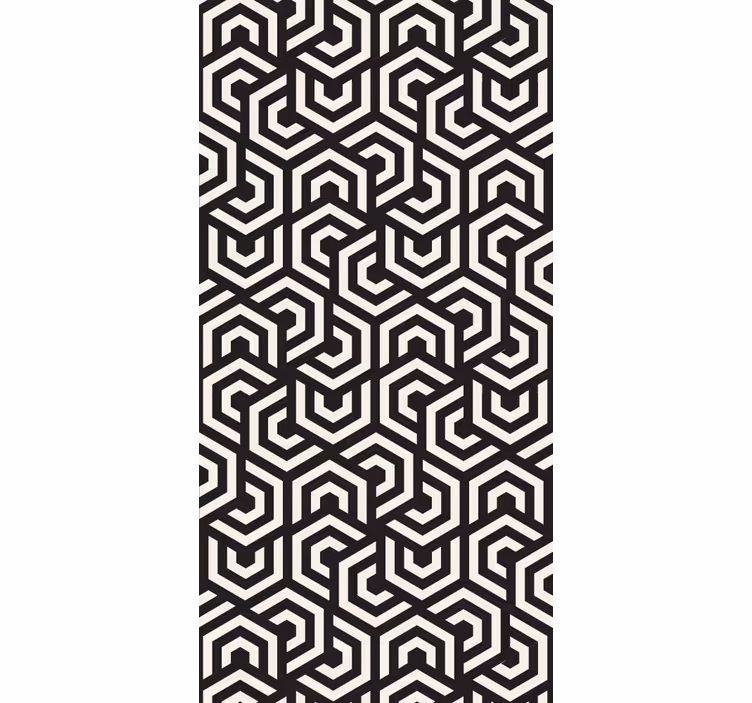 Thuis kantoor raambekleding schotse abstract - TenStickers