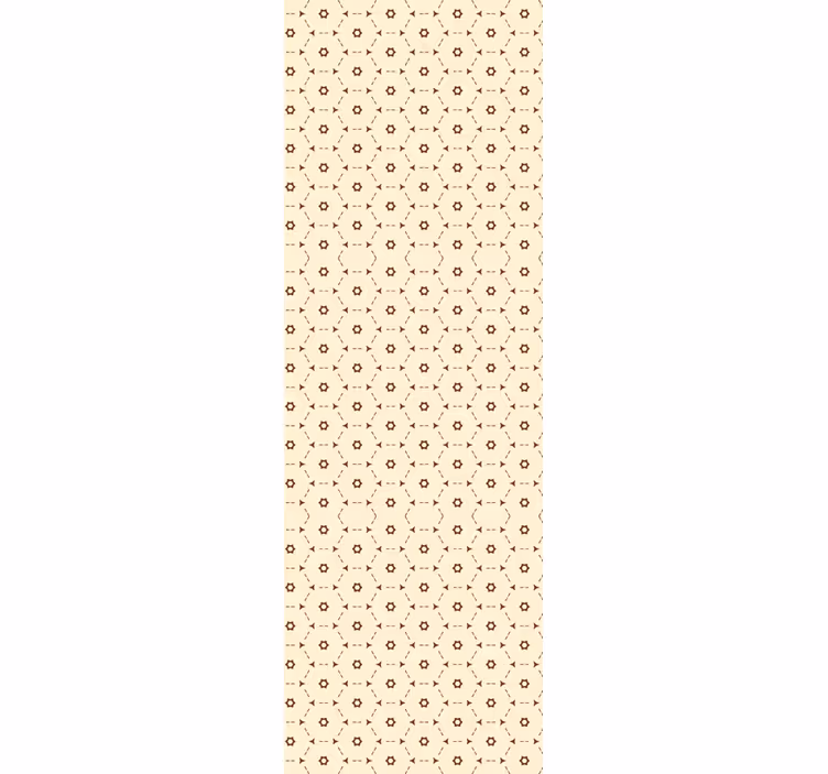 Thuis kantoor raambekleding abstract hexagon patroon - TenStickers