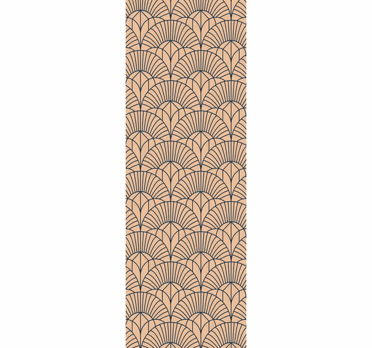 Thuis kantoor raambekleding abstract beige patroon - TenStickers