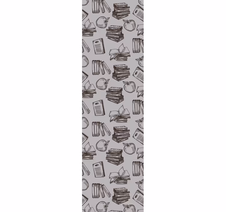 Thuis kantoor raambekleding vintage studiematerialen - TenStickers
