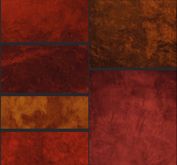 Thuis kantoor raambekleding textured patchwork design - TenStickers