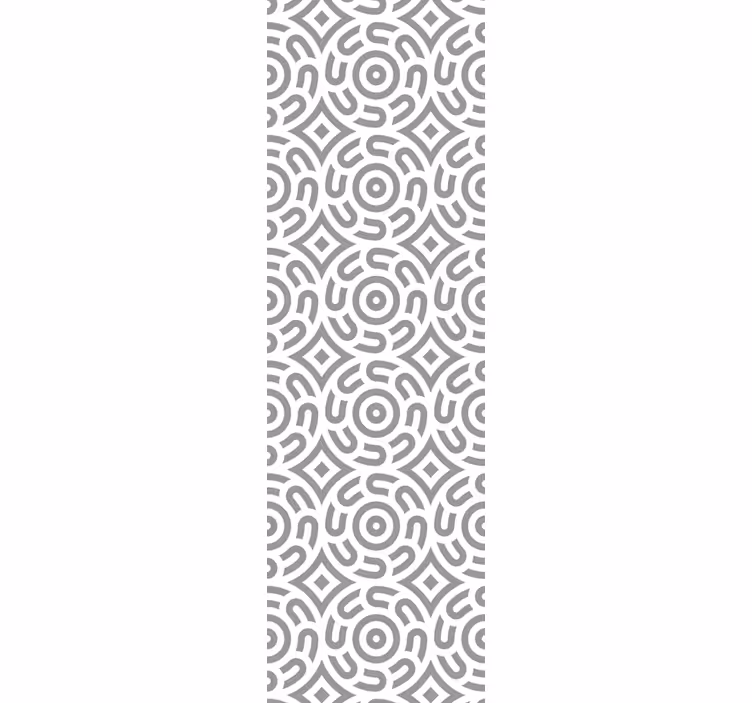 Eetkamer rolgordijn geometrische spiralen - TenStickers