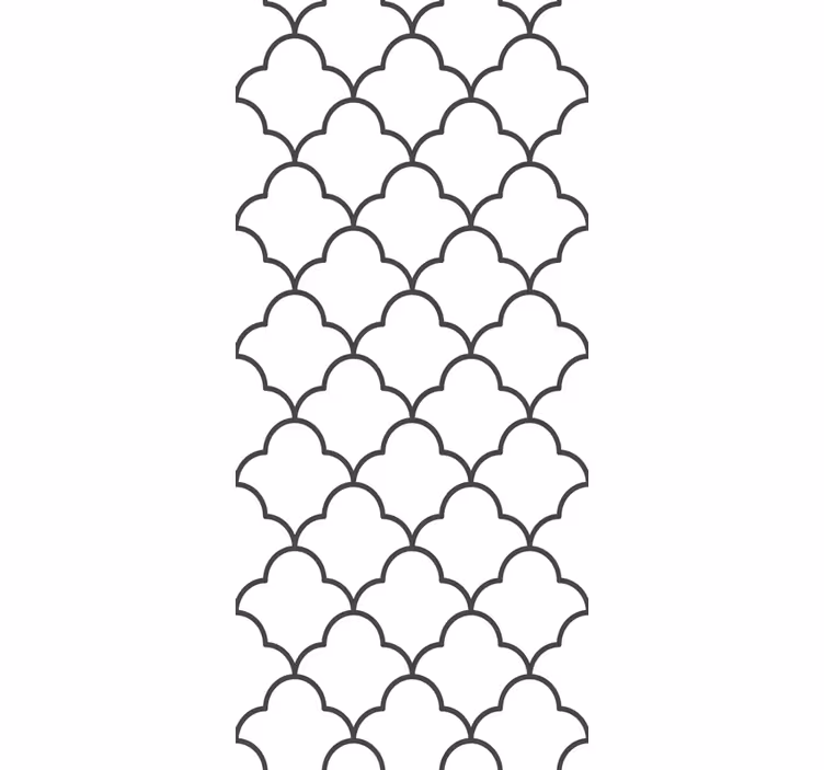 Rolgordijn keuken geometrisch marokkaans design - TenStickers
