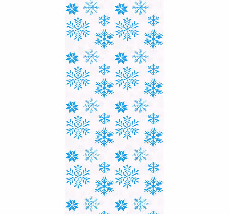 Rolgordijn keuken sneeuwkristal - TenStickers