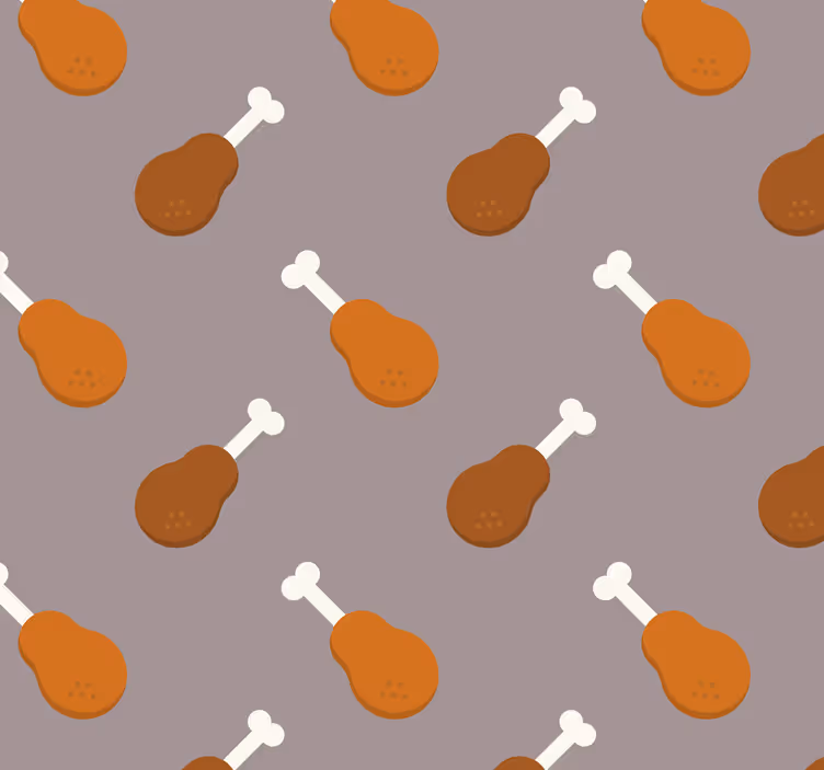 Rolgordijn keuken kippenpoot - TenStickers