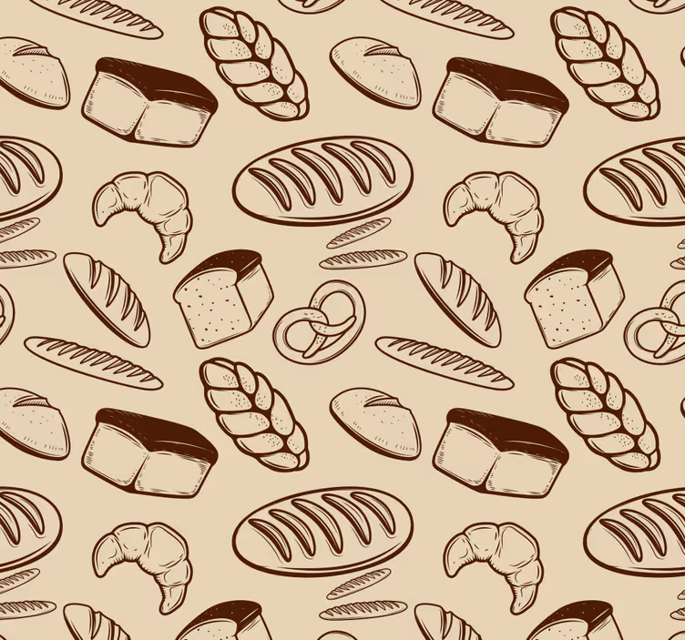 Rolgordijn keuken bakery naadloos - TenStickers