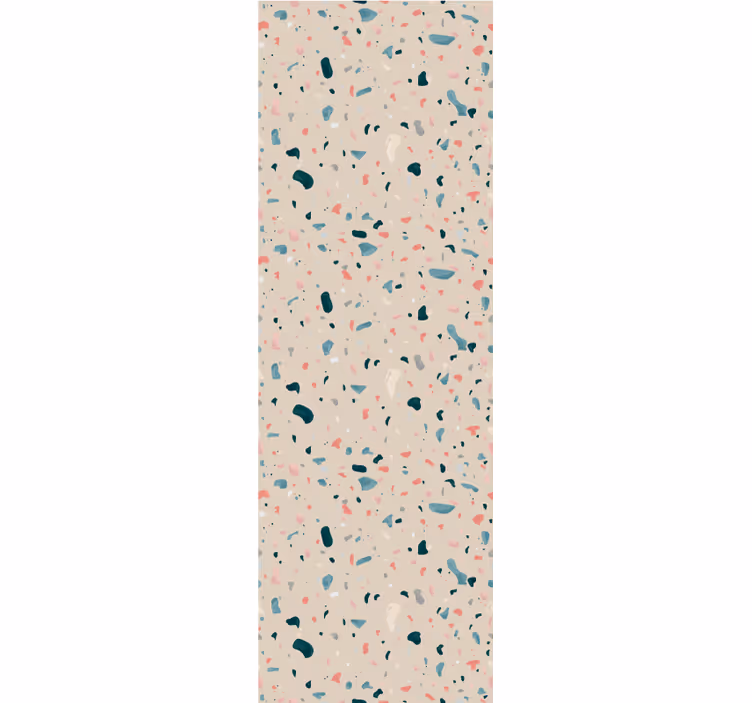 Rolgordijn keuken handgeschilderd terrazzo patroon - TenStickers