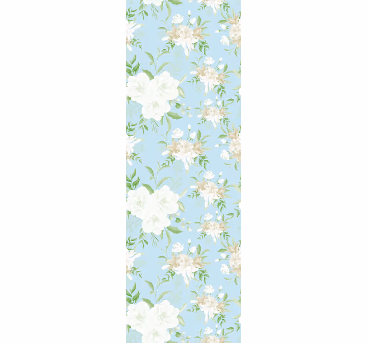 Eetkamer rolgordijn wilde bloemen grandmillenial stijl - TenStickers