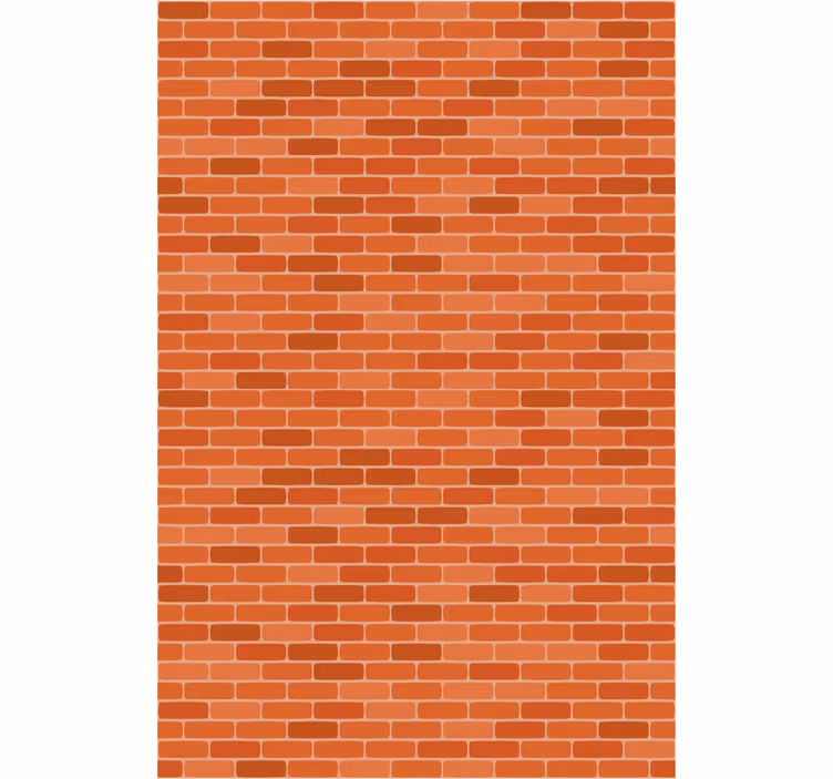 Eetkamer rolgordijn met baksteenpatroon structuur - TenStickers