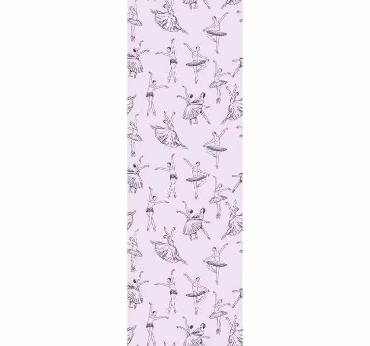 Rolgordijn kinderkamer ballet - TenStickers