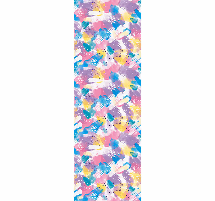 Rolgordijn kinderkamer pastelkleurenoverloop - TenStickers