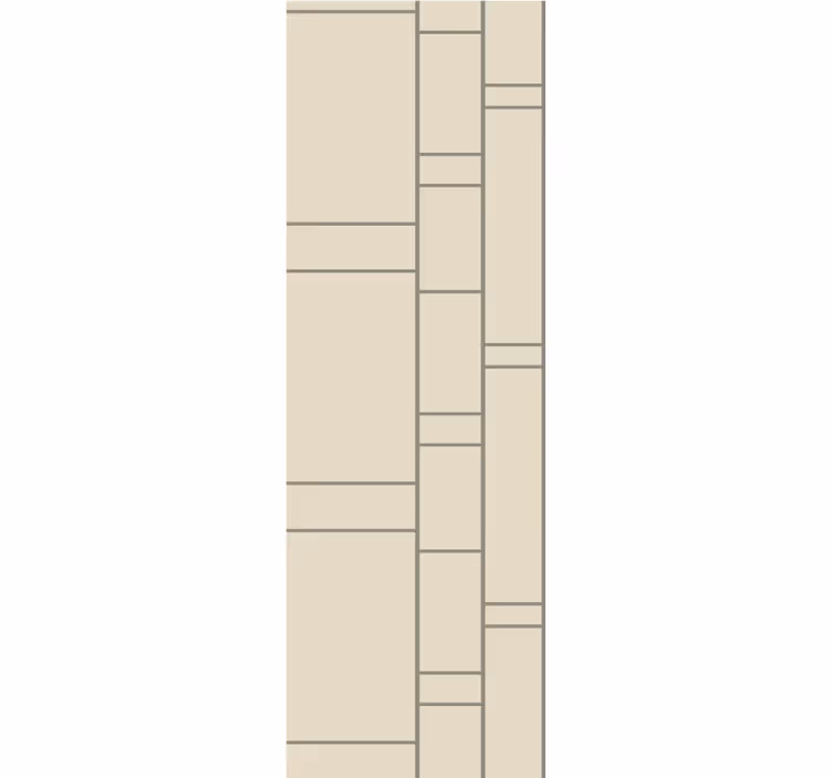 Rolgordijn kantoor minimalistisch lijnontwerp - TenStickers