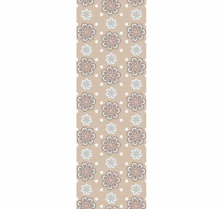 Rolgordijn kantoor elegant "granny chic" patroon - TenStickers
