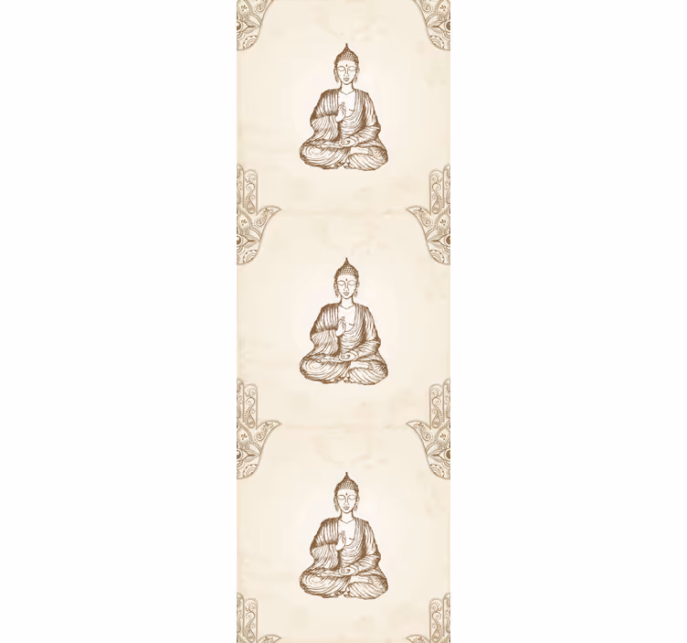 Rolgordijn kantoor hamsa hand symbool - TenStickers