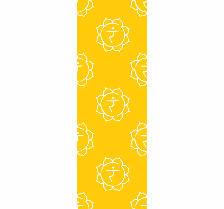 Rolgordijn kantoor solar plexus chakra symbool - TenStickers