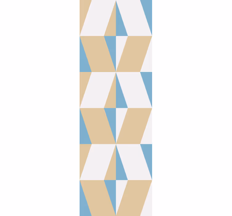 Rolgordijn kantoor geometrische minimalistische vormen - TenStickers