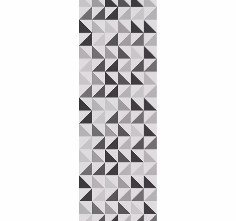 Rolgordijn kantoor met geometrische driehoeken - TenStickers