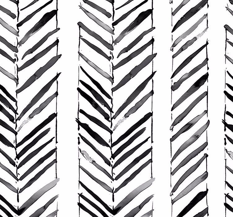 Rolgordijn kantoor zwart-wit geometrisch design - TenStickers