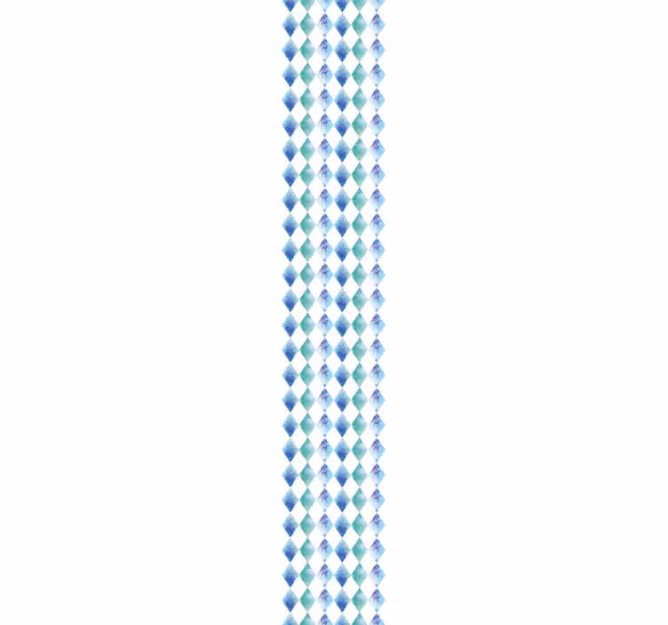 Rolgordijn tienerkamer aquarel ruitpatroon - TenStickers