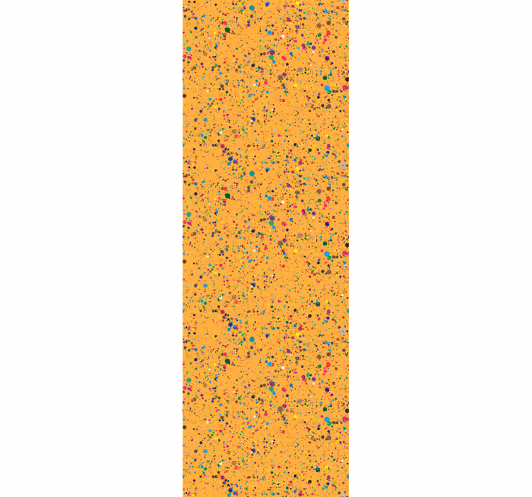 Rolgordijn tienerkamer met kleine kleurspetters - TenStickers