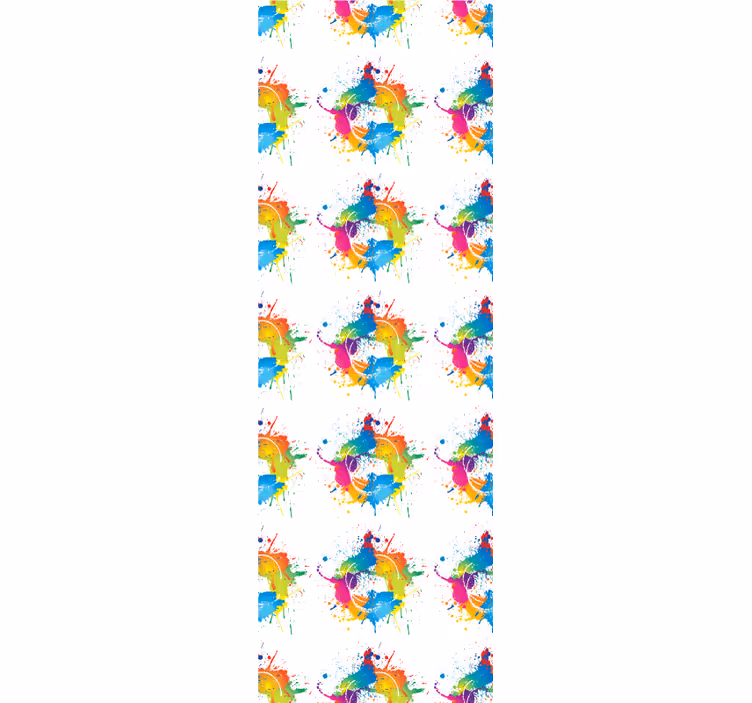 Rolgordijn tienerkamer kleur achtergrond - TenStickers