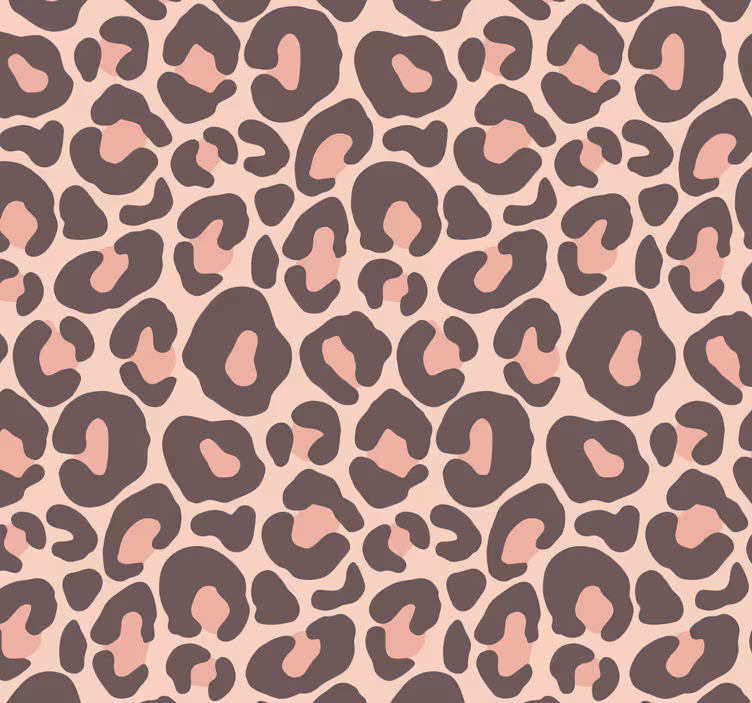 Rolgordijn tienerkamer roze luipaardprint - TenStickers