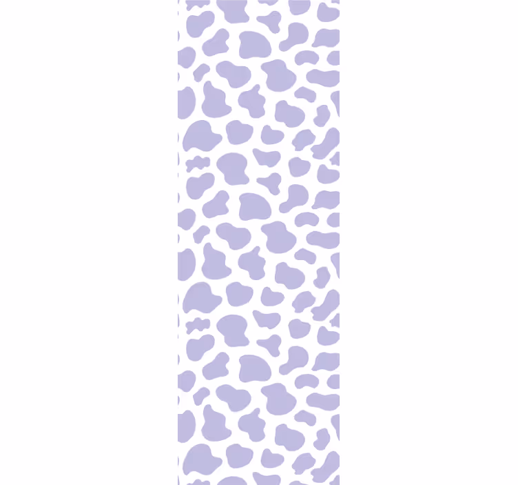 Rolgordijn tienerkamer paarse koeienprint - TenStickers