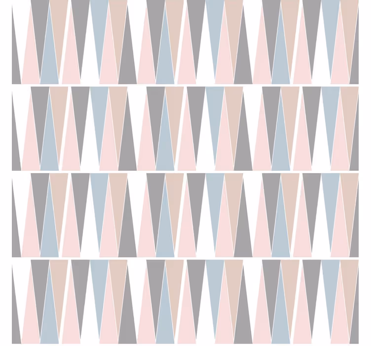 Moderne raambekleding scandinavische driehoeken - TenStickers