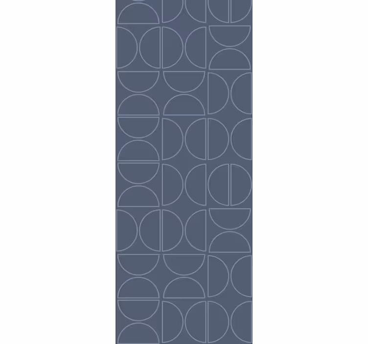 Moderne raambekleding geometrisch grijs patroon - TenStickers