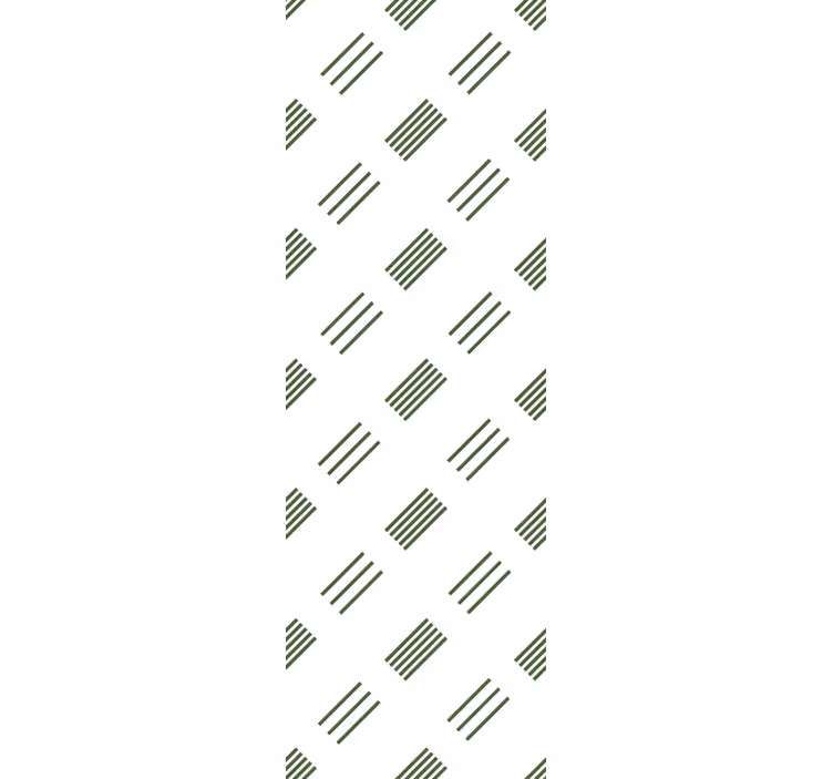 Moderne raambekleding groen en wit design - TenStickers