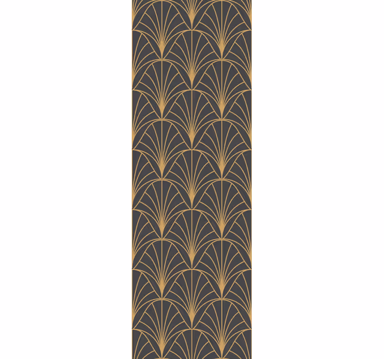 Moderne raambekleding met elegante gouden patronen - TenStickers