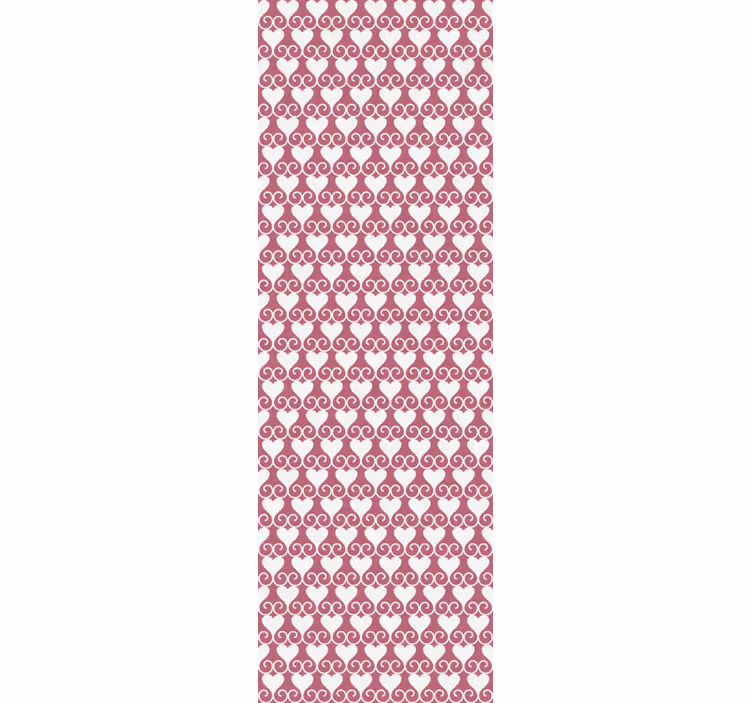 Moderne raambekleding pattern-decor verstrengelde harten - TenStickers