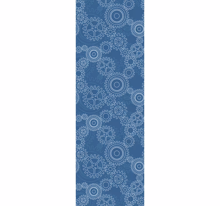Moderne raambekleding 3d mechanisch kettingen patroon - TenStickers