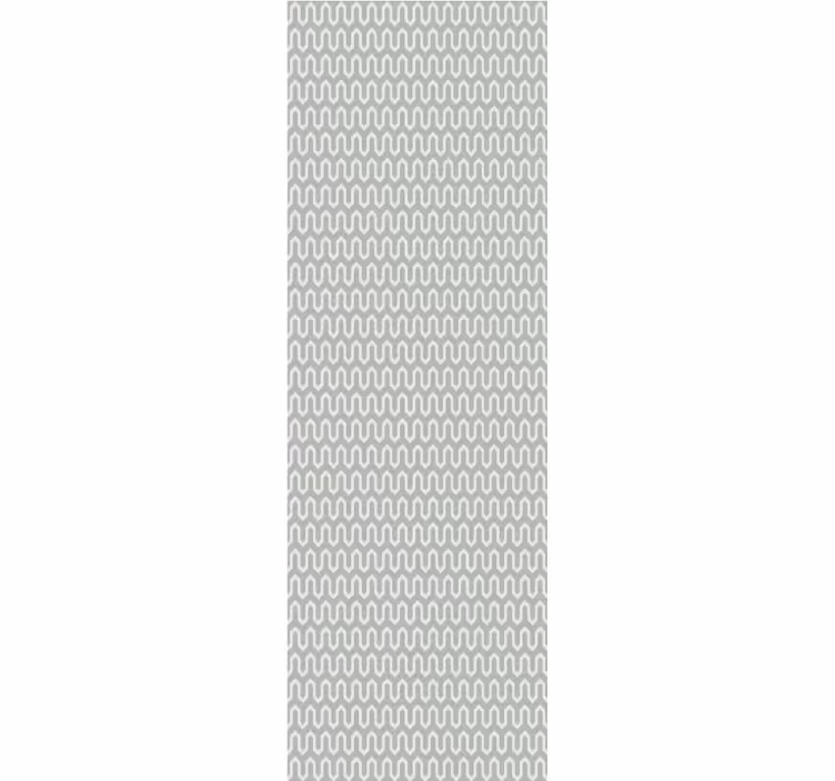 Moderne raambekleding mintgroen geometrisch patroon - TenStickers