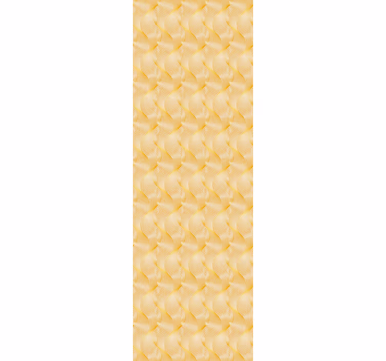 Moderne raambekleding gold foil golf illusie - TenStickers
