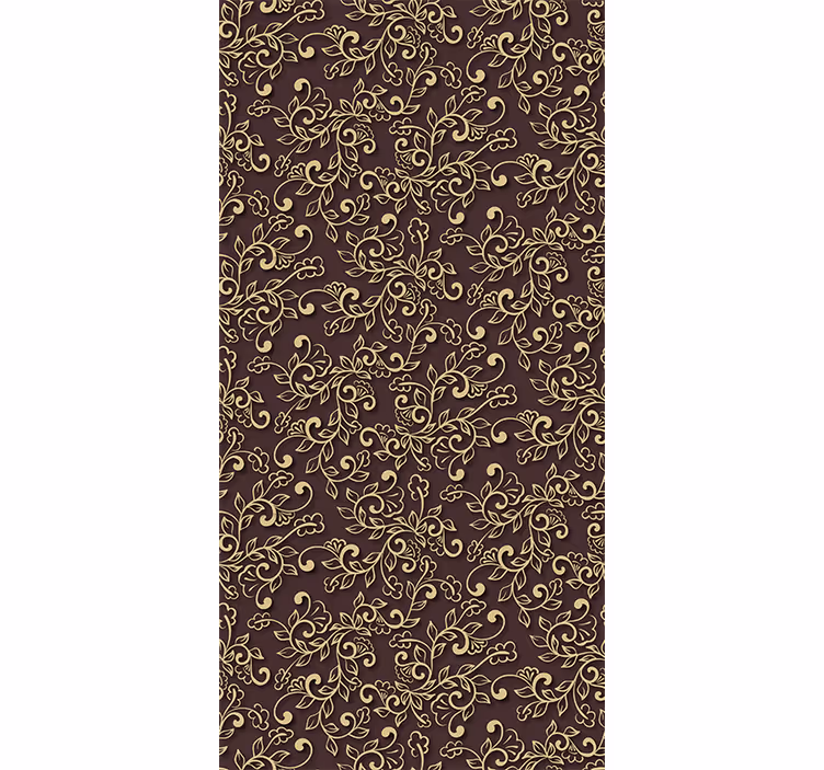 Moderne raambekleding gouden boombladeren stijl - TenStickers