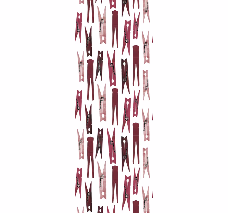 Moderne raambekleding met wasknijperpatroon - TenStickers