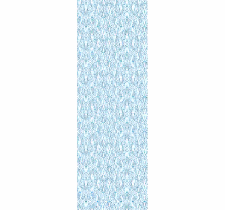 Moderne raambekleding met uniek golfpatroon - TenStickers