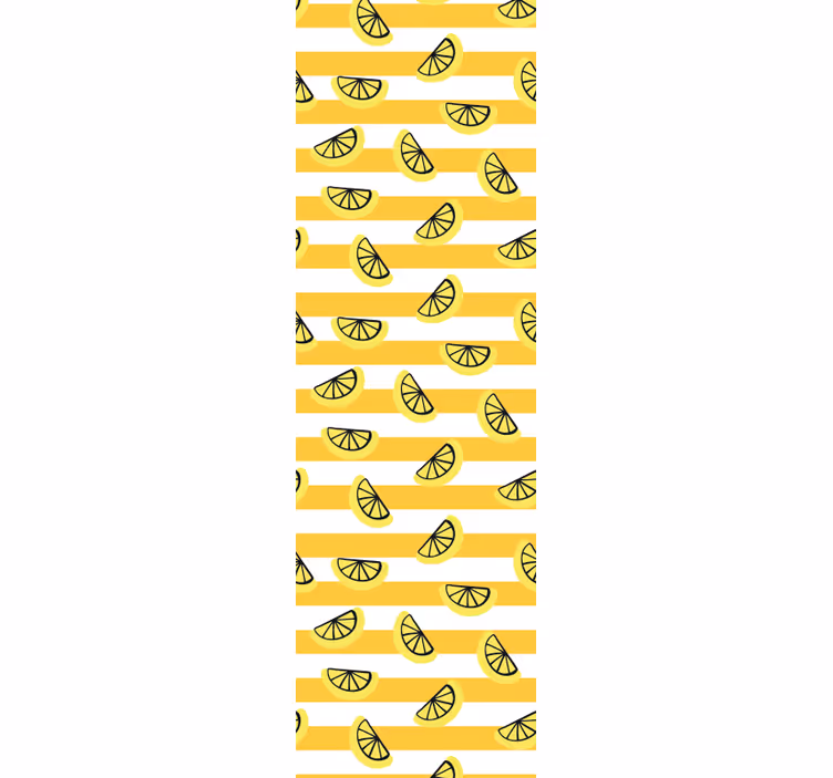 Moderne raambekleding met citroensymbool ontwerp - TenStickers